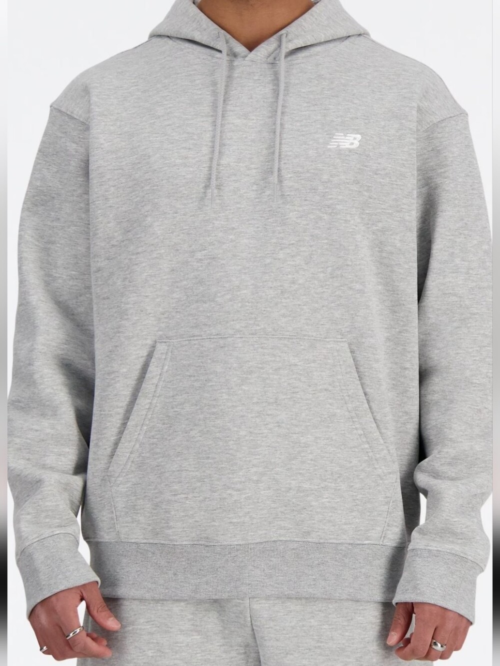 Sale: Mens Gray New Balance Hoodie - Medium $79 - Picture 7 of 8